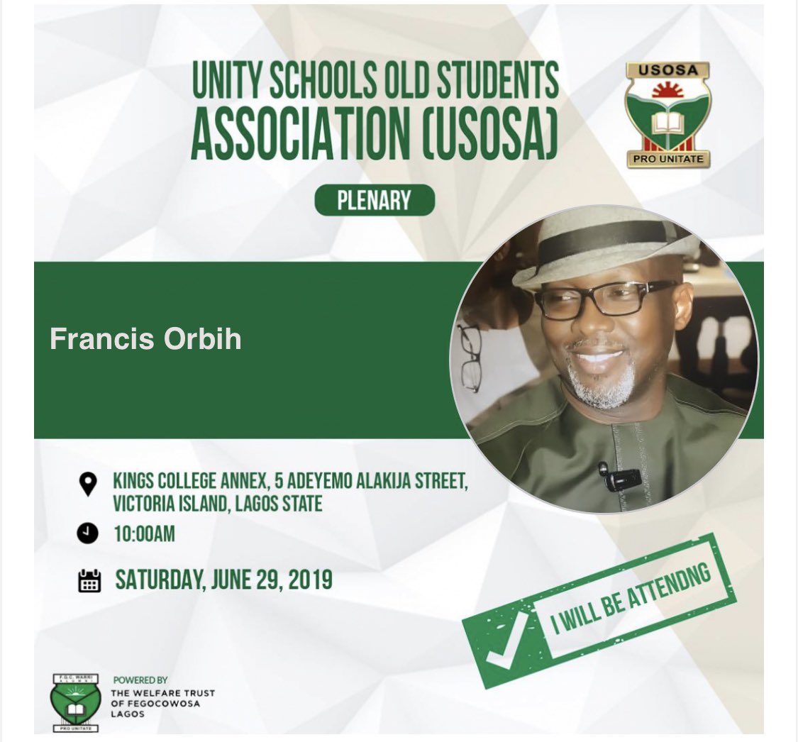 uforbih's tweet photo. I rep FGC Ogbomoso. Proudly USOSAN. #usosaplenary2019 #prounitate https://t.co/SRRbqXyDNN