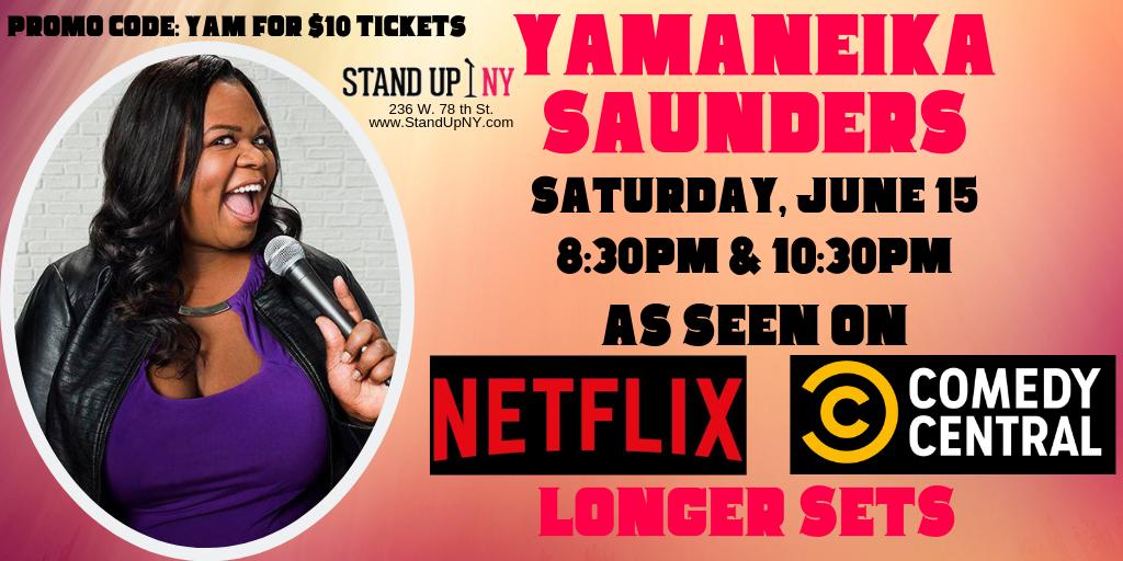 StandUpNY's tweet image. Join us on #SaturdayNight when the extremely talented @yamaneika stops by for some killer sets. Grab tickets before it's too late!

8:30PM tinyurl.com/y3xyoegf
10:30PM tinyurl.com/yyxhxkob

#NYCStandUP #ComedyNYC