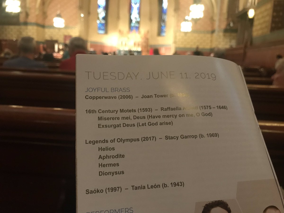 Ready for a brass chamber music program featuring all female composers @IMFChicago <a href="/gaudetebrass/">Gaudete Brass</a> Brass music can be so much more than loud