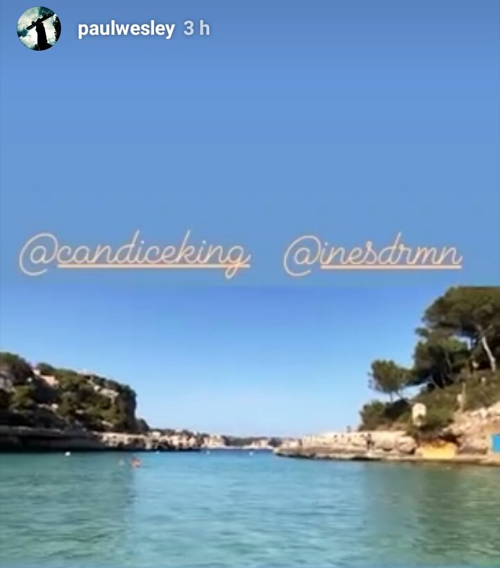 paul wesley with his real wife and tv wife... i'm emocional about that