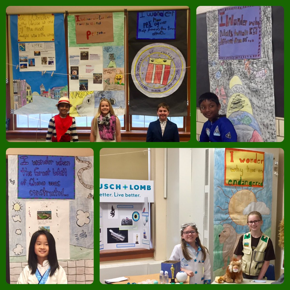 So great to see our students sharing their “wonders” and expertise. Many interesting topics.  The first Museum of Wonder was a success!