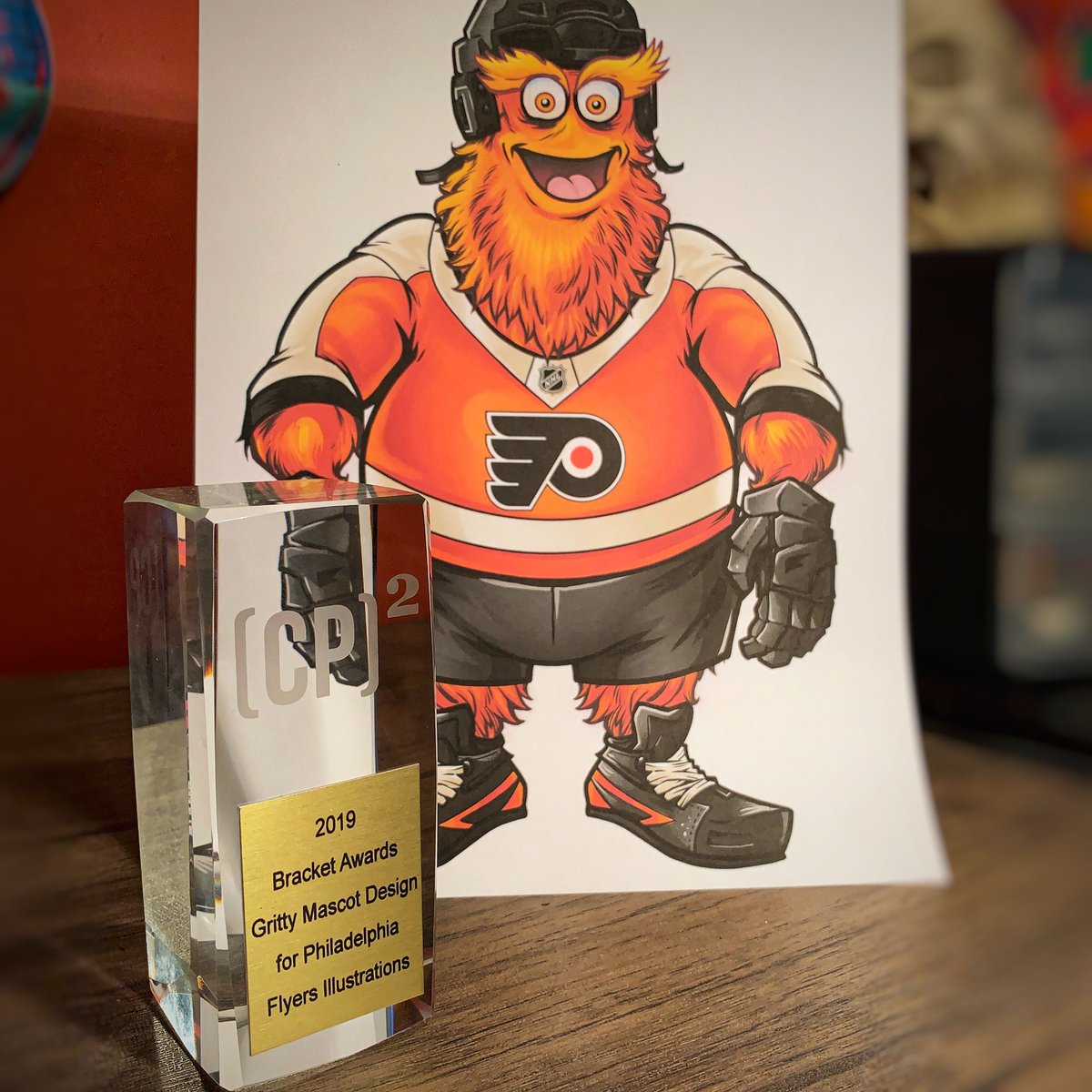 I won a Gold Award at the 2019 Bracket Awards for my work designing Gritty, the Philadelphia Flyers' Mascot!!!
#artawards #gritty #philadelphiaflyers @grittynhl #nhl #hockey
#mascot #characterdesign #characterdesigner #conceptartist #mascotdesign #characterart