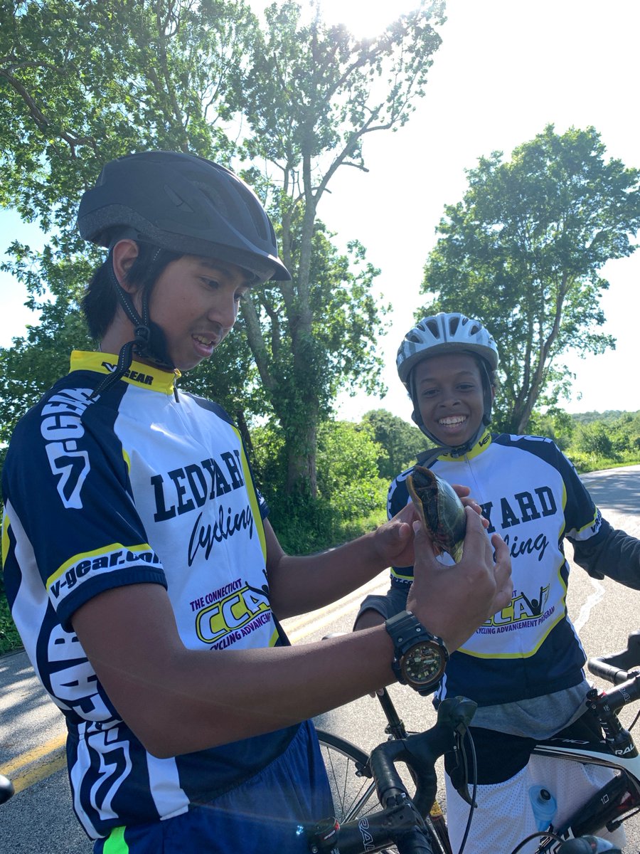kurtjannke's tweet photo. Fabulous ride with these two characters today. We did 30 miles, climbed many hills, enjoyed the sunshine, and hung out with a turtle. Ready for more tomorrow with @LedyardCycling https://t.co/UC9m7qKw0c