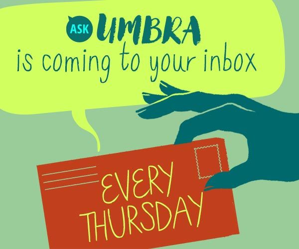 grist's tweet photo. You all seem to love our advice columnist @AskUmbra — and we enjoy reading all your questions &amp; the stories that come out of it. So ... we're launching an Ask Umbra weekly newsletter 🎉 

Sign up now to get the first-ever Umbra newsletter next Thursday: https://t.co/FzsxlBQGpS https://t.co/hoeJgke7Bn