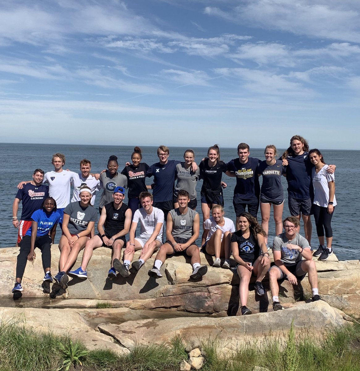 BIGEAST's tweet photo. Capping the day with a #BESAAC service trip to @SaveTheBayRI helping with coast cleanup! https://t.co/qdQ2wOPj3g