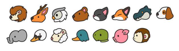 mindcakes's tweet photo. In our upcoming game, #histohunters, treasure hunters can come from different species of animals. Each specie has different set of strengths and weaknesses. The image below shows the animal icons that will be in the game. #comingsoon #ios #android #gamedev https://t.co/YTrjohnTC3