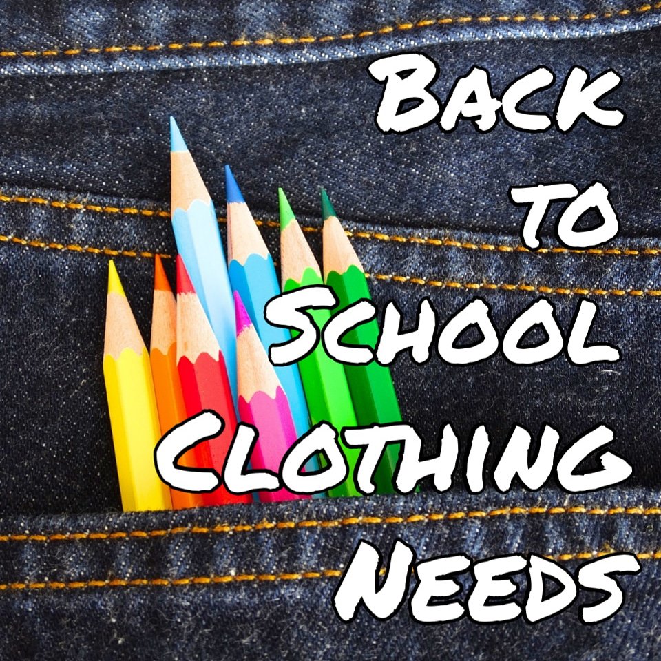 Summer's in full gear as is our Clothing Room Back to School Program!  Most crucial needs to prepare are boys underwear size 4, 6/8, 10/12 &amp; 14/16; girls size 12, 14 &amp; 16; girl teen sizes &amp; women size 5.  We are in great need of childrens shoes (preferably new) in all sizes.  ❤