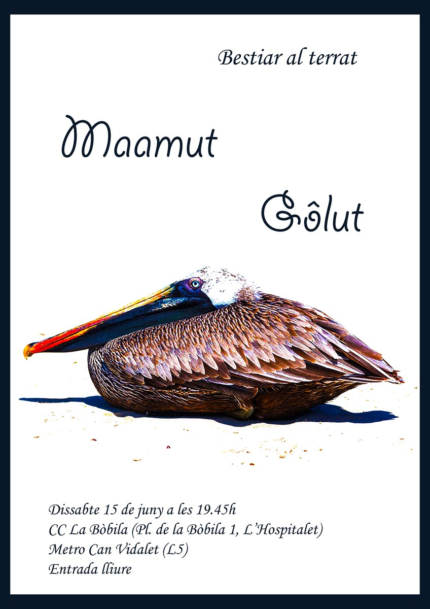 Maamut &amp; Gôlut pugen amb la música al terrat - mailchi.mp/4fffe8ceff12/m…