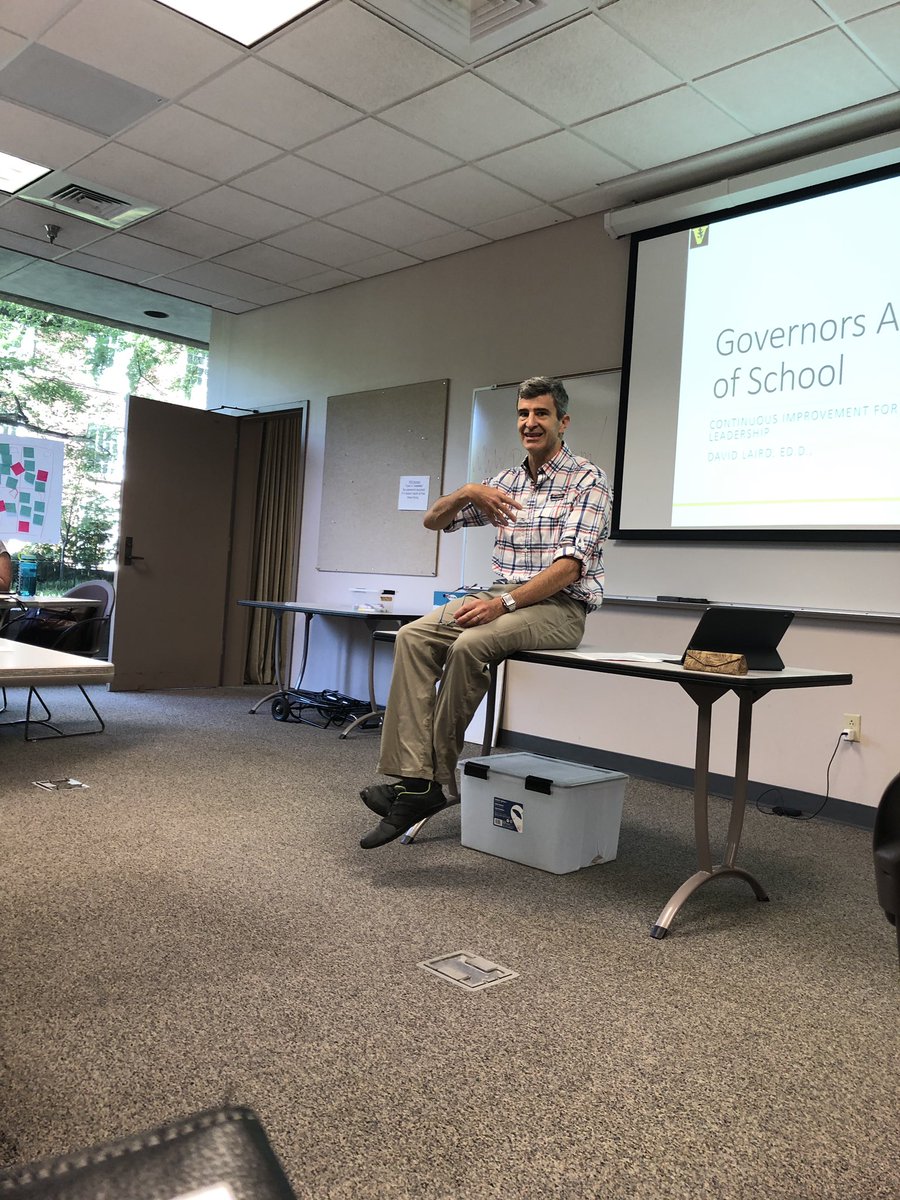 DrMarkJGonyea's tweet photo. Another great day at #GASL2019 with Dr. Laird.  Learning the Science of Improvement.  Many great tools and strategies to help our schools improve. #learningToImprove @vupeabody @TNedu @hkstaggs https://t.co/tzjyX53deN