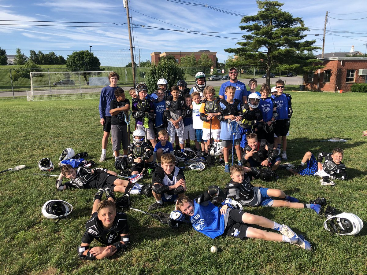 LCAEaglesLaxKY's tweet photo. Another great day at camp!!! Loving everyones attitude in wanting to improve on and off the field #brothers https://t.co/qou5zhxBAL