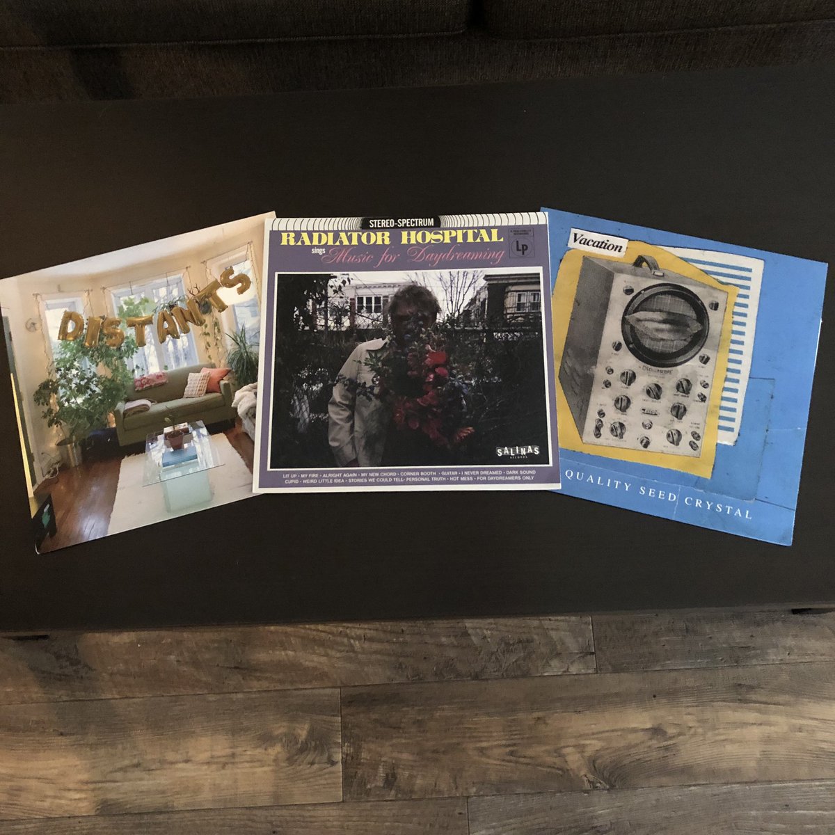 Excited to get these three vinyl releases from Salinas Records! <a href="/radhostweets2u/">Radiator Hospital</a> <a href="/V_A_C_A_TION/">VACATION</a>