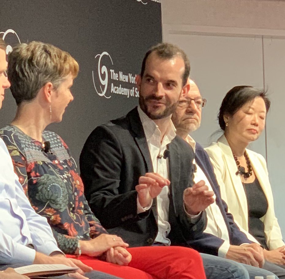MBrickmanPhD's tweet photo. Sam Sternberg (@shsternberg): The biggest impacts of #CRISPR so far have been in the laboratory. Any researcher wanting to study biology in an organism can use CRISPR, which gives power to their work and has revolutionized how research is conducted. #consumerDNA @NYASciences https://t.co/Q08fhs1mom