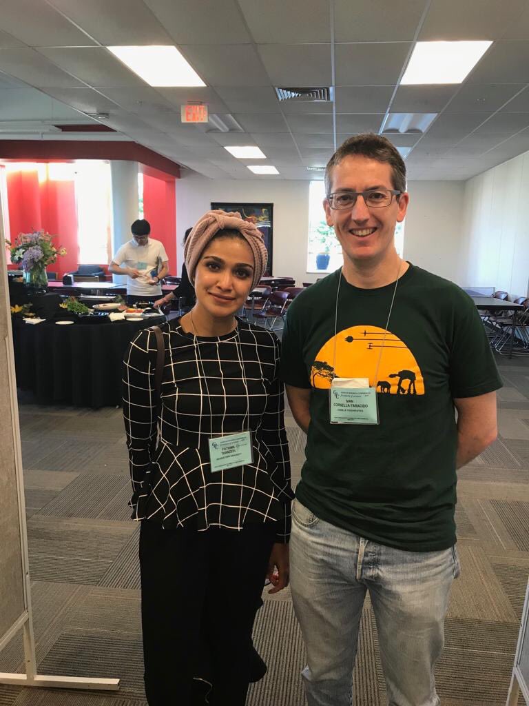TheWolfPackGU's tweet photo. Congratulations to @YushraThanzeel on participating in the recent @GordonConf in NH and for presenting her work on asymmetric reaction screening using a #clickchemistry sensor #HTCCB #Gordon #Drugdevelopment #GRC https://t.co/xfR3Wc5qs1
