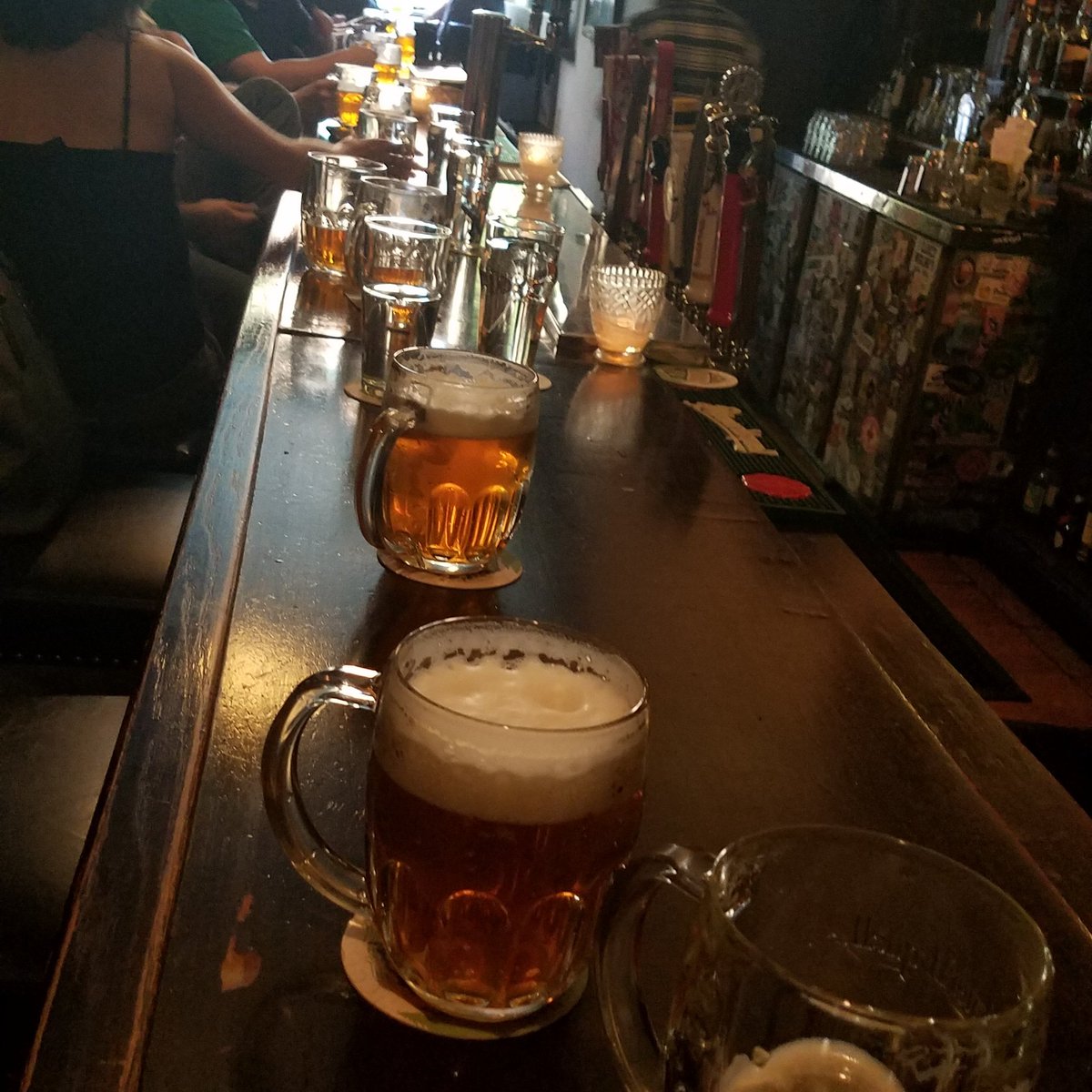 Nothing but <a href="/Pilsner_Urquell/">Pilsner Urquell</a> up the bar tonight.