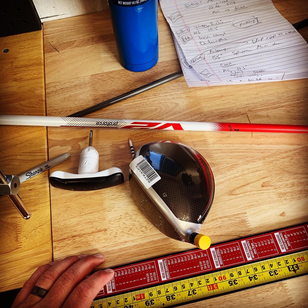 JonnyMacGolf's tweet photo. @TaylorMadeGolf our trailer country club tour trailer is official here in Va. I can now fit ya and build the clubs for ya right after the fitting. #TeamTaylormade #everybodygetsfaster https://t.co/p0jIHOdryH