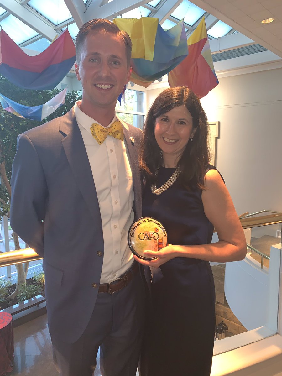 JoshAllenNC's tweet photo. Tonite, 6 Ts were recognized w/ the #CatoExcellenceInTeachingAward. 1 of them was #GECHS’s   #incomparable @LaurenDixonGEC.  Those who’ve been her Ss love her. Those who work w/ her count themselves lucky. @GEarlyCollege is the magical place it is, in part, b/c of her!  #GECRocks https://t.co/PzoAsTujTo