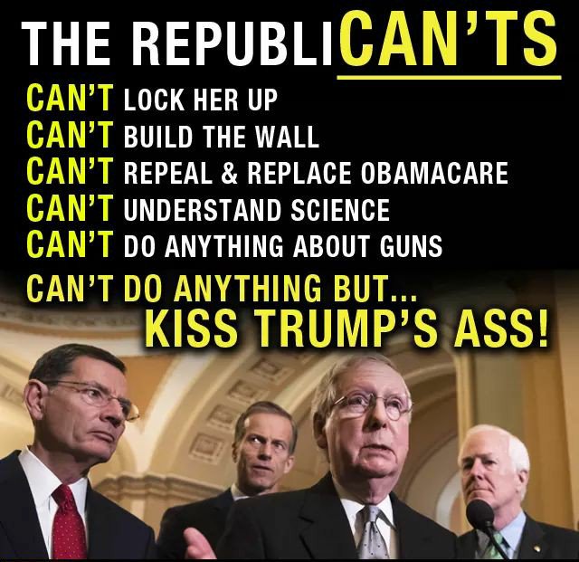 TrueVirgoEnergy's tweet photo. We CAN vote these #Republican lackeys OUT! Donald tRump and his Cowardly Minions must go! #VoteOutTheMorons #VoteOutCorruptRepublicans #VoteOutTheCowards
#DumpTrump2020 #DumpMitchMcConnell🐢 #VoteBlueIn2020 #VoteBlueIn2020 #VoteBlueIn2020 #VoteBlueIn2020 https://t.co/oJQh58oCBx
