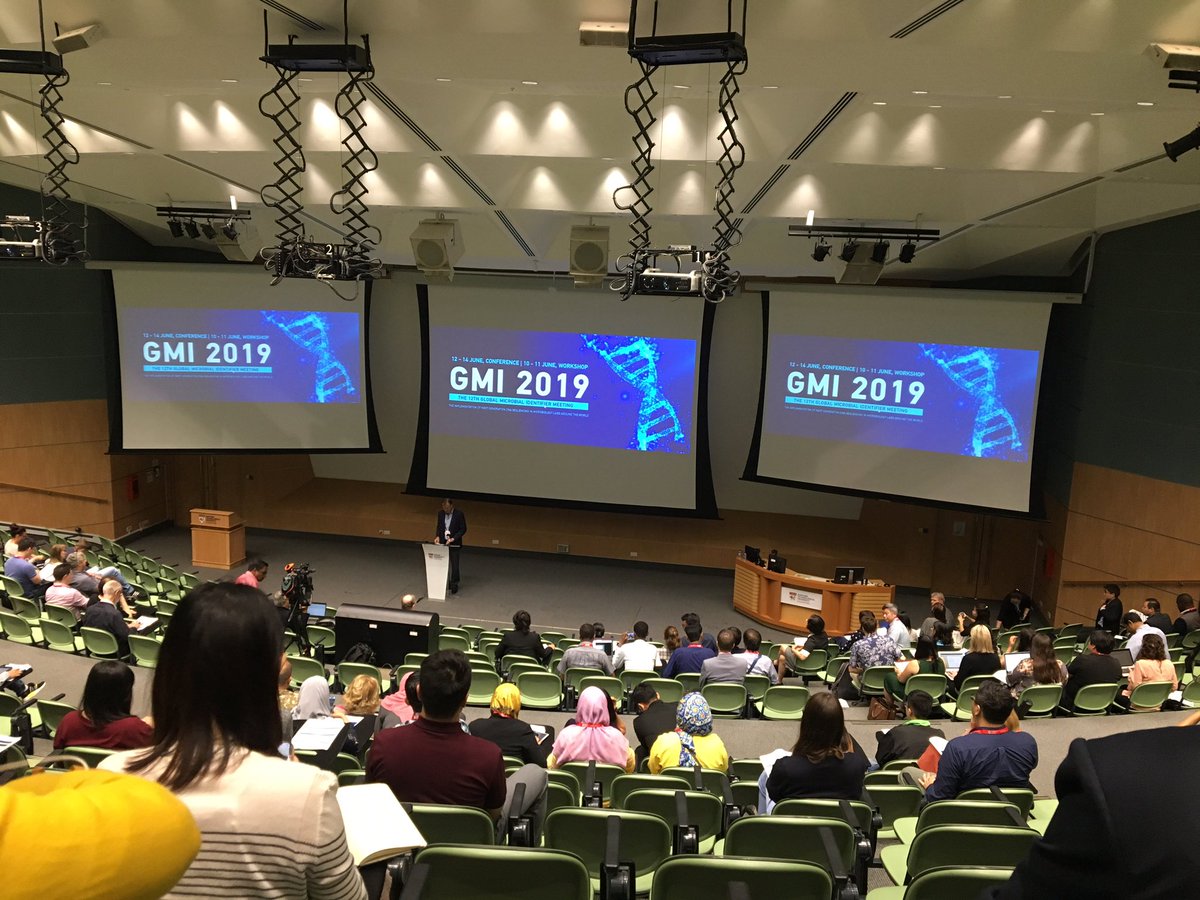 12th GMI meeting at Nanyang Technological University starts now! 

#GMI #NTU #Singapore #microbiology #bioinformatics #onehealth #wgs #wholegenome #GMI12 #GMImeeting