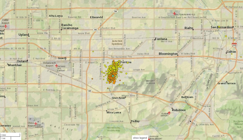 Oak_Insurance's tweet photo. Have you felt all the earthquakes in SoCal recently? We know earthquakes aren’t something new in Southern California; however, the swarm has recently taken an unexpected turn &amp; is something to consider https://t.co/q8DYu8dMy0 https://t.co/lumsAtYNiF