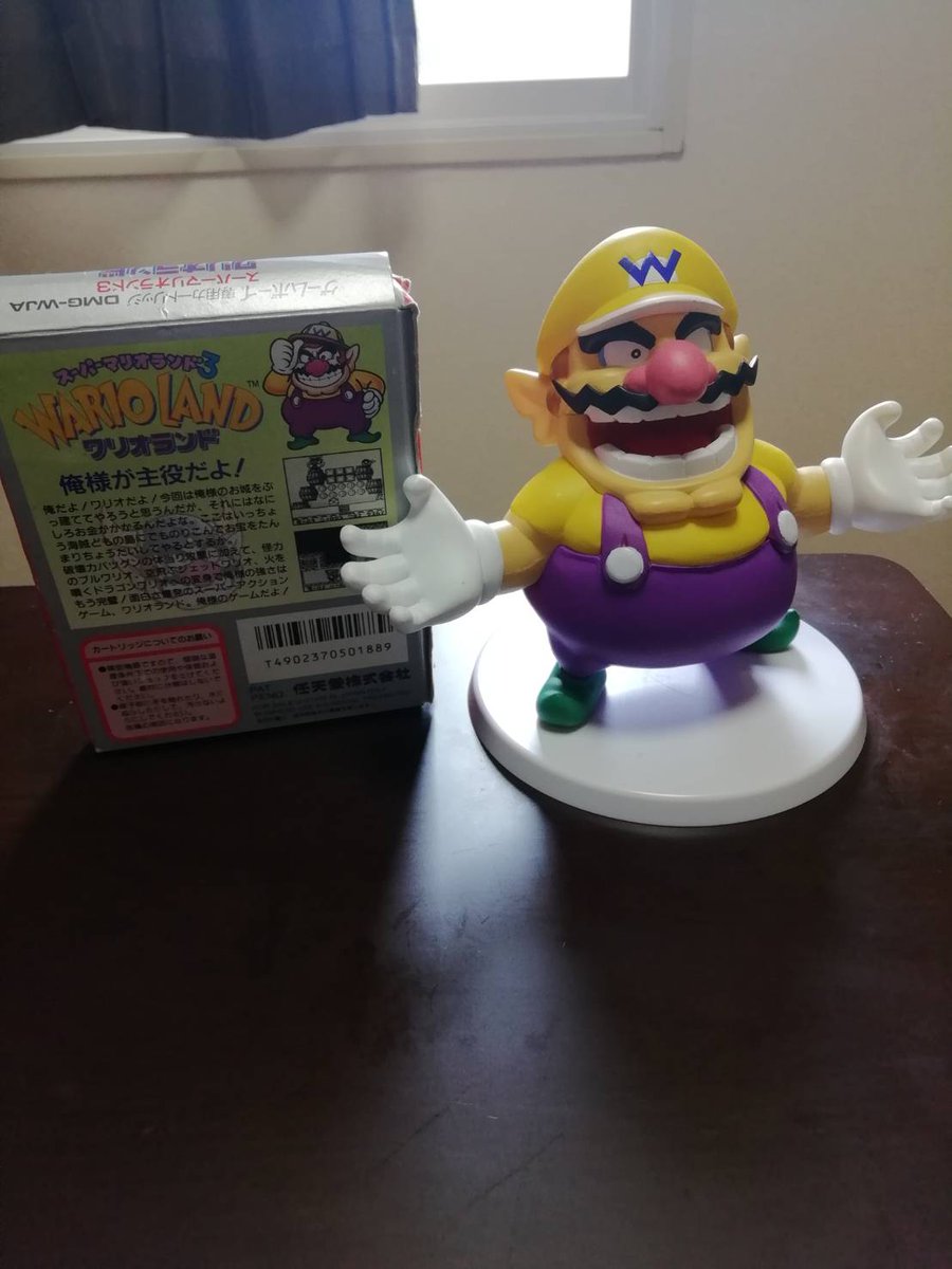 backlog_game's tweet photo. Wanted to put this at the end of the review. Wario and his first game.
#warioland #gameboy #japaneseboxart #backloggamereviews https://t.co/pfmdhpobWD