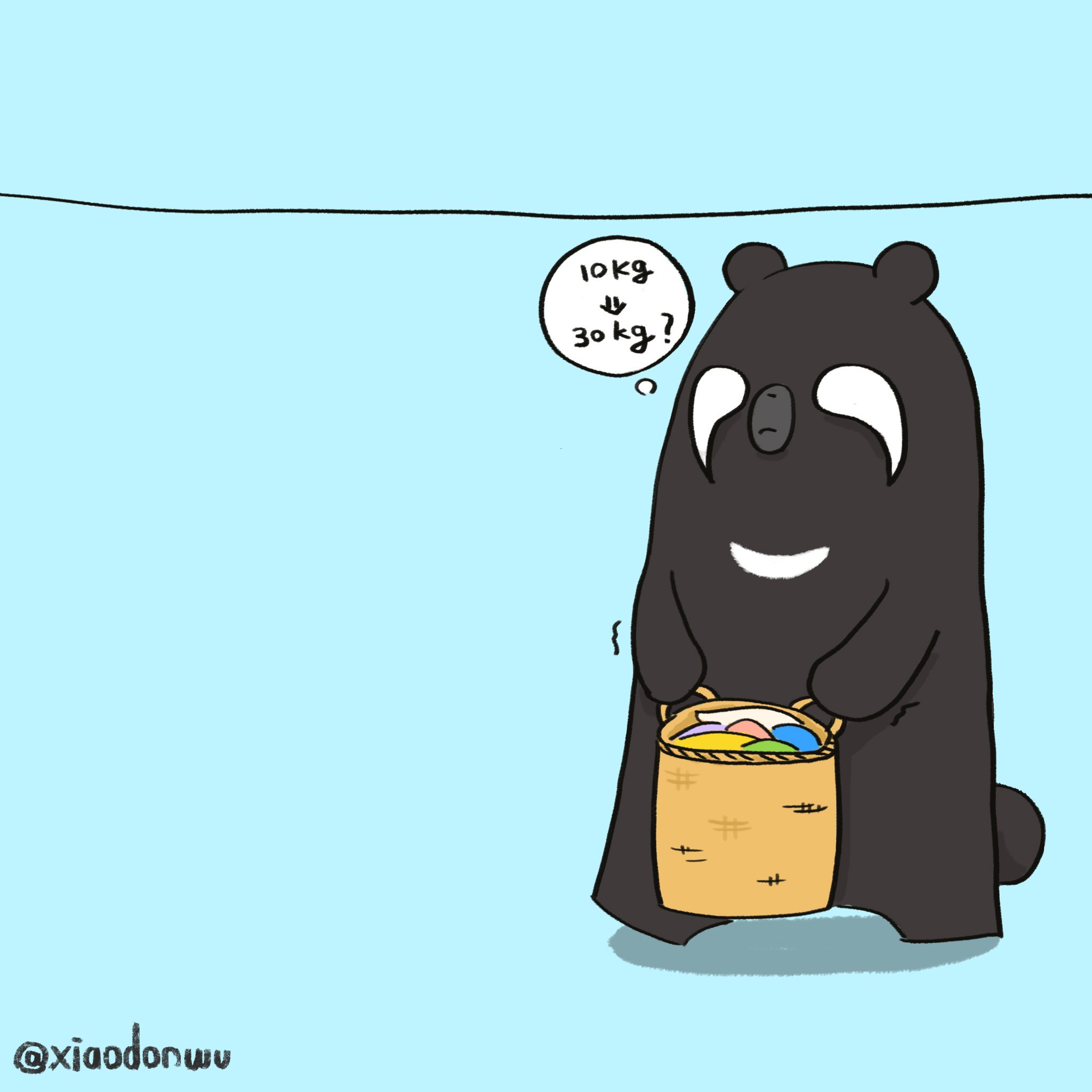 啊 動物 曬衣服 洗濯物を外に干します Clothes Drying Sunny Clothesdrying Heavy Goodday Cute nimals Animal Drawing Illustration Manga Character Gallary イラスト スケッチ イラストレーター 洗濯物 干す 重い 過ぎる 晴れ