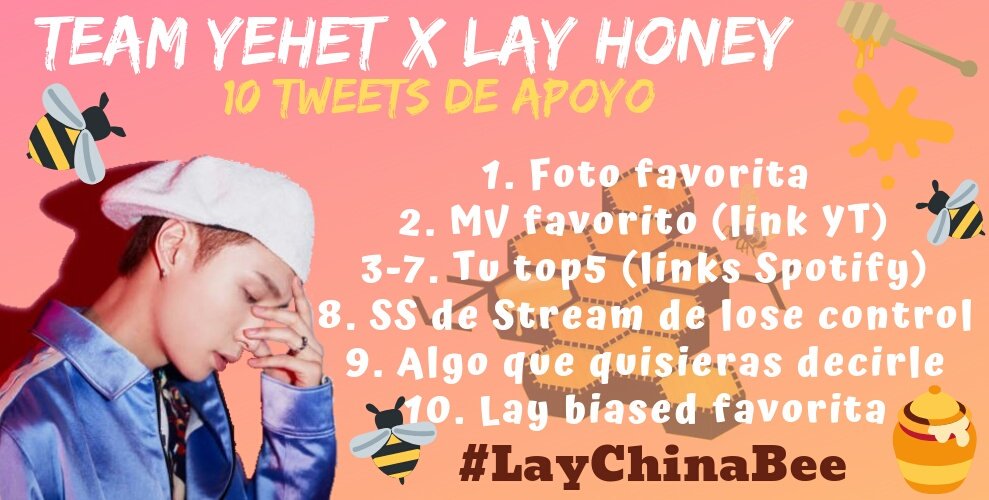 GabyEXO8's tweet photo. Hilo de apoyo a mi #LayChinaBee por el #TeamYehet!!! 

Espero que puedan unirse! Aquí empieza el mío!! 

#EXO 
@weareoneEXO @layzhang @B_hundred_Hyun https://t.co/lO1TAmRAPx