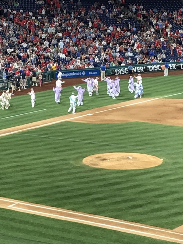 BillWilliams63's tweet photo. Enjoying Mummers Night at my first @Phillies game in years! https://t.co/bUmZyWqxiL