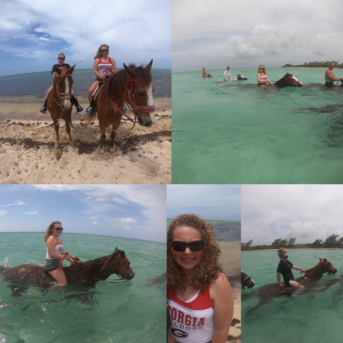 HopeDawg75's tweet photo. More adventures &amp; me holding on for dear life...🐎🐠☀️ @AvaSkelton https://t.co/RWLLgyYW17