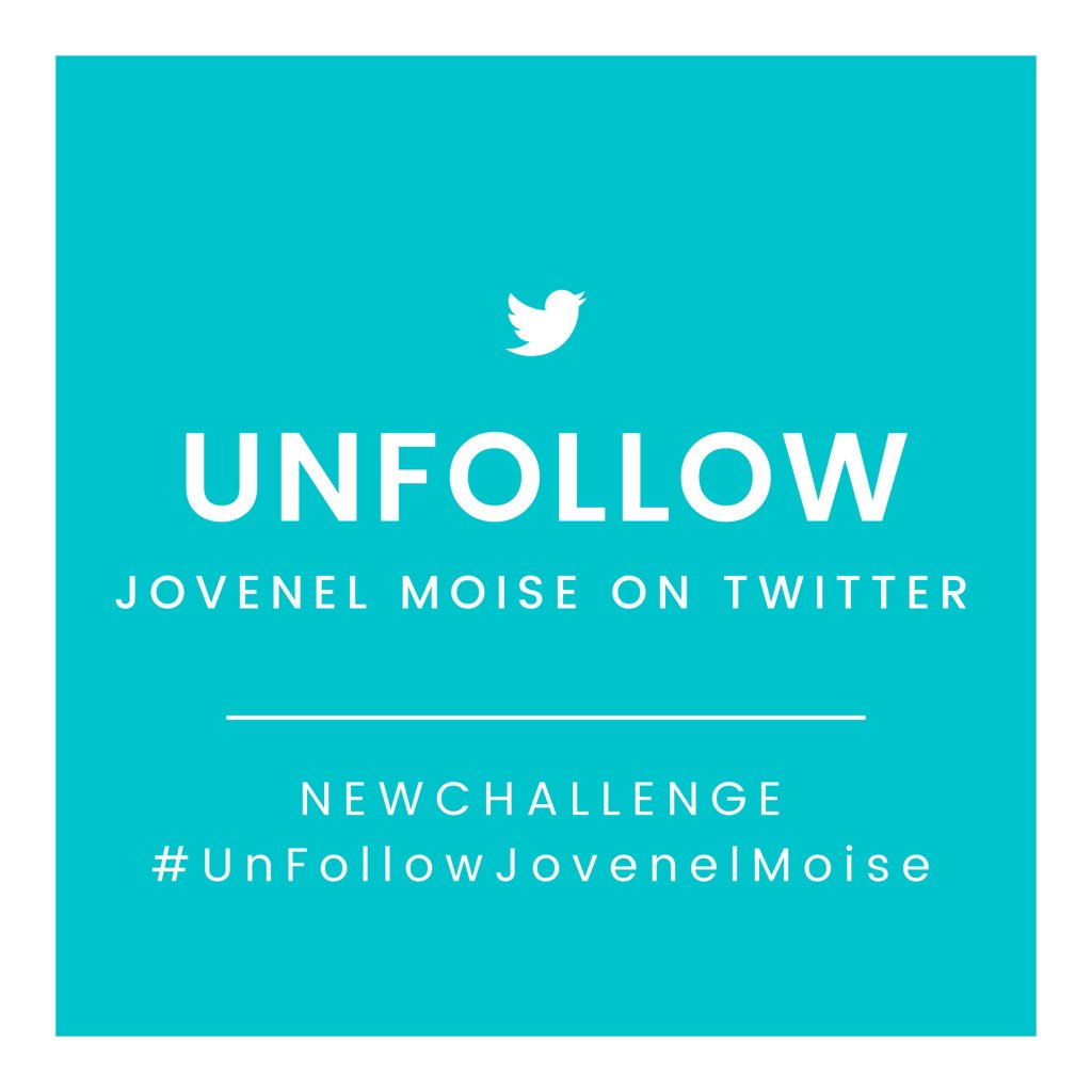 djxlevel's tweet photo. @moisejovenel #UnfollowJovenelMoise https://t.co/qhjTyway9Q