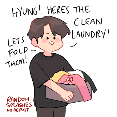 next step: folding the laundry with jin-hyung!

#btsfanart #JIN #JUNGKOOK 