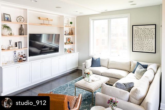 What an amazing look! We love it. 
Posted <a href="/withrepost/">Repost app</a> • <a href="/studio_912/">Studio 912</a> We recently worked with <a href="/megmade/">Megan Barnao</a> to create a custom built in for her clients and we love how it turned out.  Photography: <a href="/jenny/">Jenny</a>.grimm bit.ly/2WwZVoA