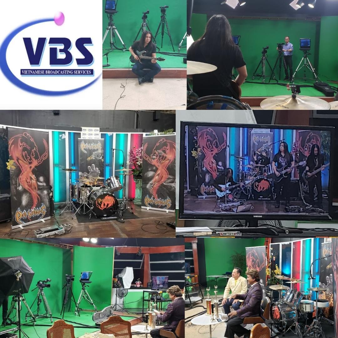 MBMMUSICLLC's tweet photo. Some behind the scenes photos of our very own @DaVangBand on #vbs from last week! #metal #international #davang #heavy #tv #behindthescenes #superstar #worldwide #black #red #metalbabe https://t.co/0G2ElSj64p