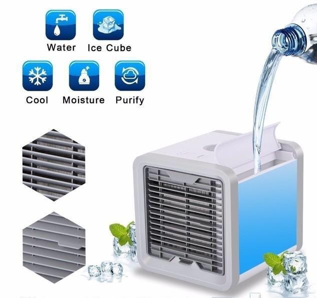 #جديدنا 💕
مكيف متنقل مكتبي صحراوي صغير الحجم *١٧*١٧*١٧سم
يعمل بالماء والثلج لمن اراد برودة 
و يعمل بدون ماء كمروحة 
تستطيع التحكم بقوة الهواء ثلاث درجات 
- يوجد فيه اناره LED خافته
- ويتم تشغيله على منافذ usb و الباور بنك في حال انقطعت الكهرباء 
السعر ١٠٠ ريال فقط