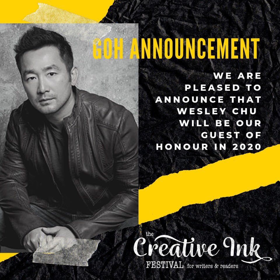 creativeinkfest's tweet image. Not only is @wes_chu our GoH at #CIFest2020 he’s also doing a master class on ‘Action &amp;amp; Movement’! We’re so excited!!!!