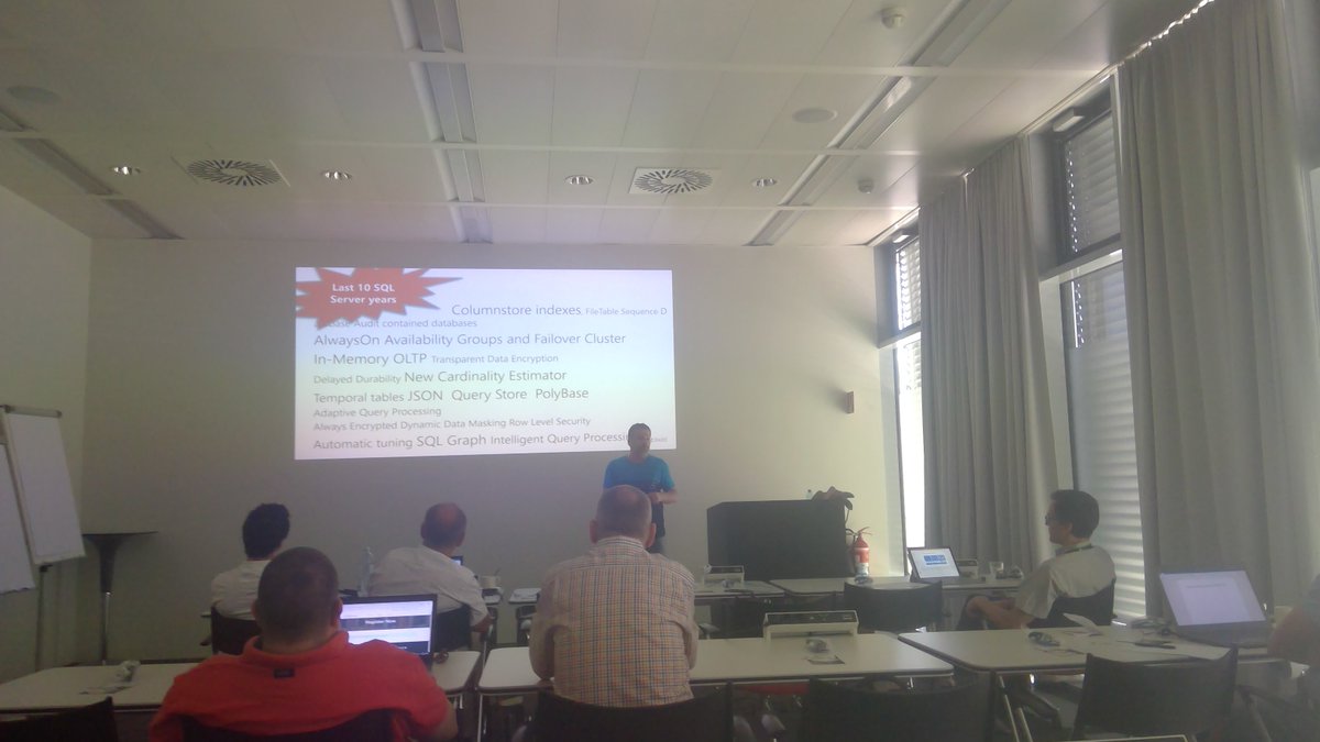 MEhrenmueller's tweet photo. @MilosSQL kicking of #modernmigration Vienna https://t.co/ldcBCIy57U