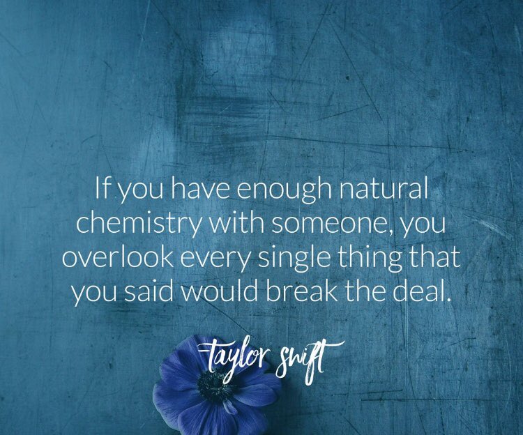 Those disqualifying qualities that we focus so much on disappear into the abyss when you've met the right one!