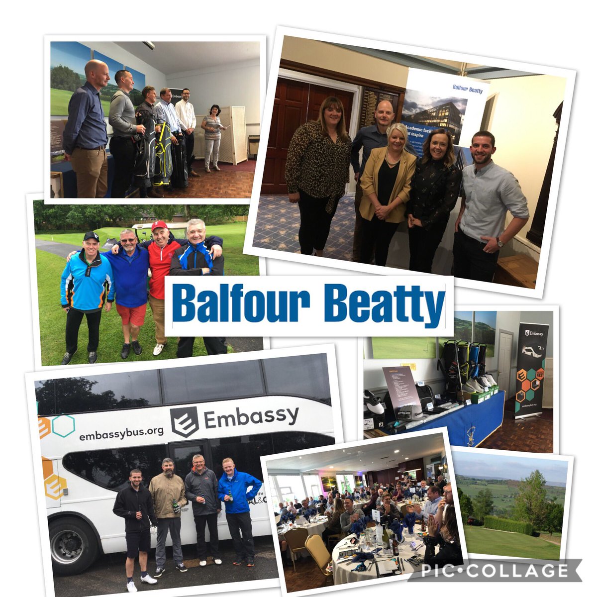 EmbassyVillage's tweet photo. A MASSIVE thank you to the @balfourbeatty team for hosting the #MECD charity event for #EmbassyBus. Amazing day @disleygolfclub despite the rain! Thanks so much to those who gave generously and saw our #homelessbus at the 16th hole! 🏌🏼♂️🏆⛳️ #homelessness #Manchester https://t.co/p5HI2p4Rha