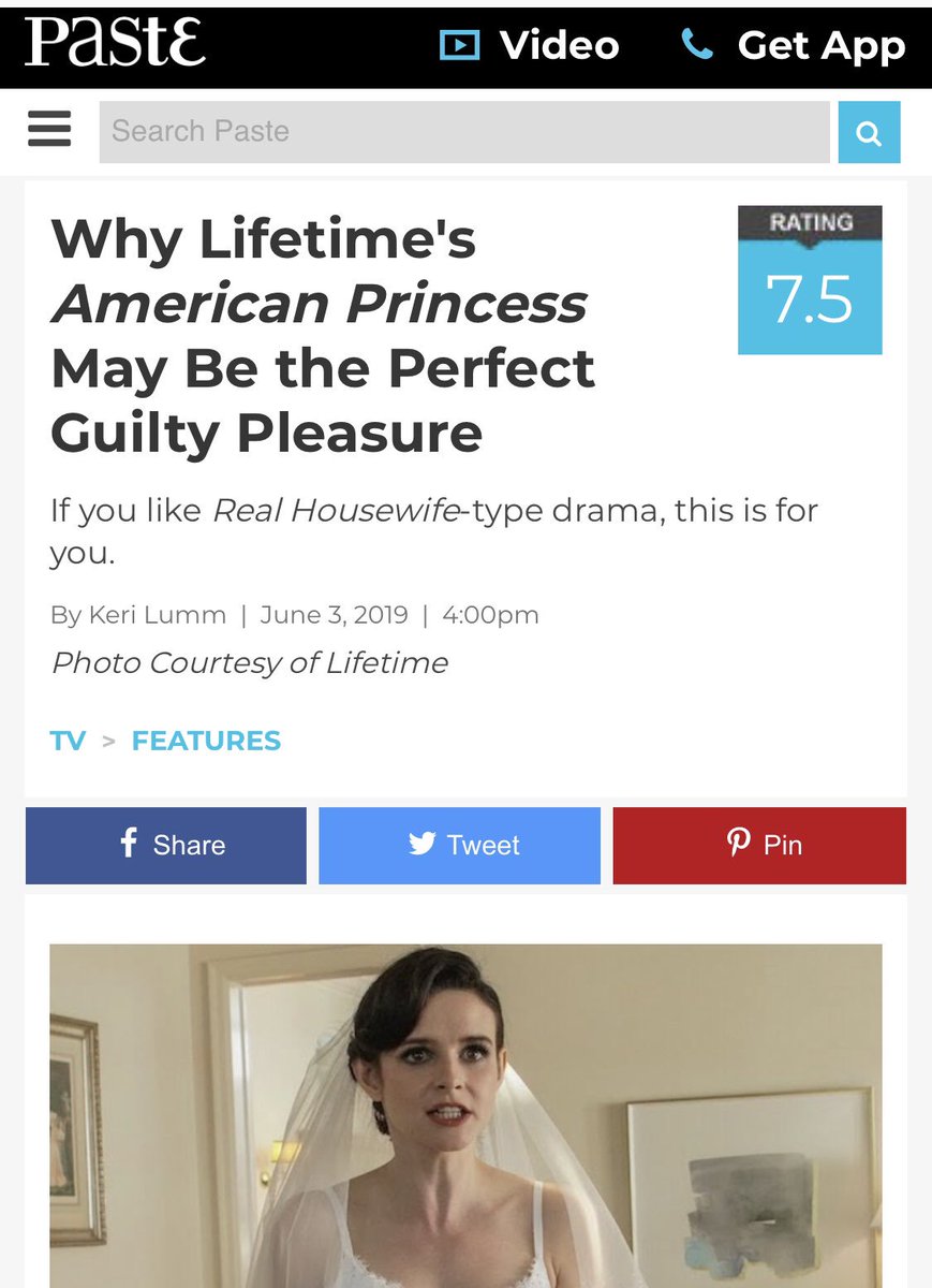 Mary Hollis Inboden (@maryhollis) on Twitter photo Did you see that <a href="/PasteMagazine/">Paste Magazine</a> thinks #AmericanPrincess is “ridiculous” & “great”? See y’all Sunday night for an all-new episode 10/9c! <a href="/APLifetimeTV/">American Princess</a> <a href="/lifetimetv/">Lifetime</a> Did you see that <a href="/PasteMagazine/">Paste Magazine</a> thinks #AmericanPrincess is “ridiculous” & “great”? See y’all Sunday night for an all-new episode 10/9c! <a href="/APLifetimeTV/">American Princess</a> <a href="/lifetimetv/">Lifetime</a>