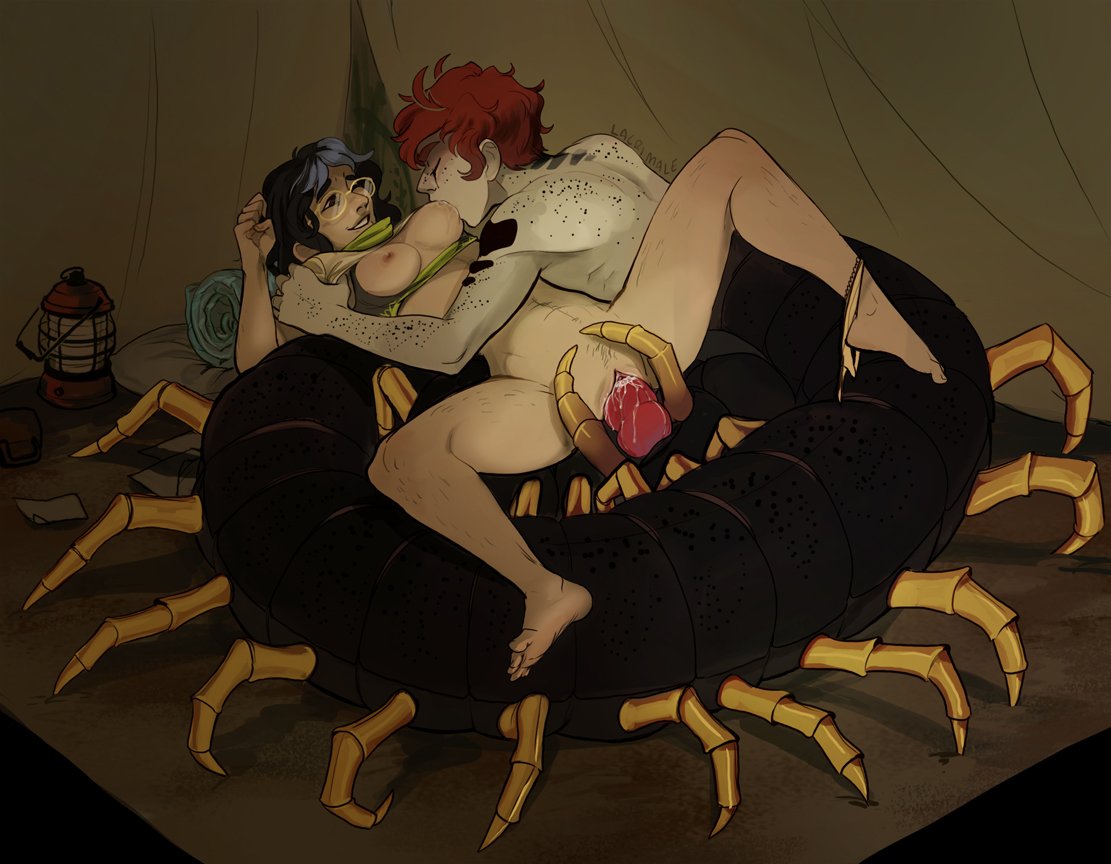 #nsfw. #teratophilia. cw: insect (I know centipedes arent insects im using ...