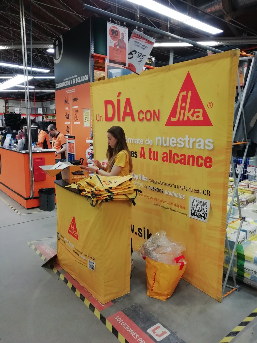 Todo preparado para pasar la mañana con @LaPlataformaSGD de H. Garcia Noblejas <a href="/SikaSpain/">Sika España</a> siempre con sus colaboradores.
