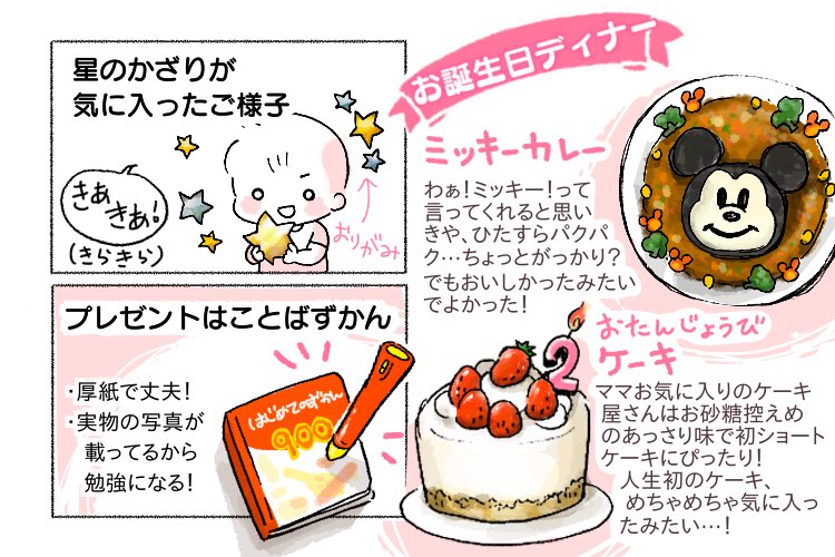 2歳バースデーまとめ。
喜んでくれてママ嬉しい?
お誕生日おめでとう!!
#育児イラスト #2017jun_baby 
