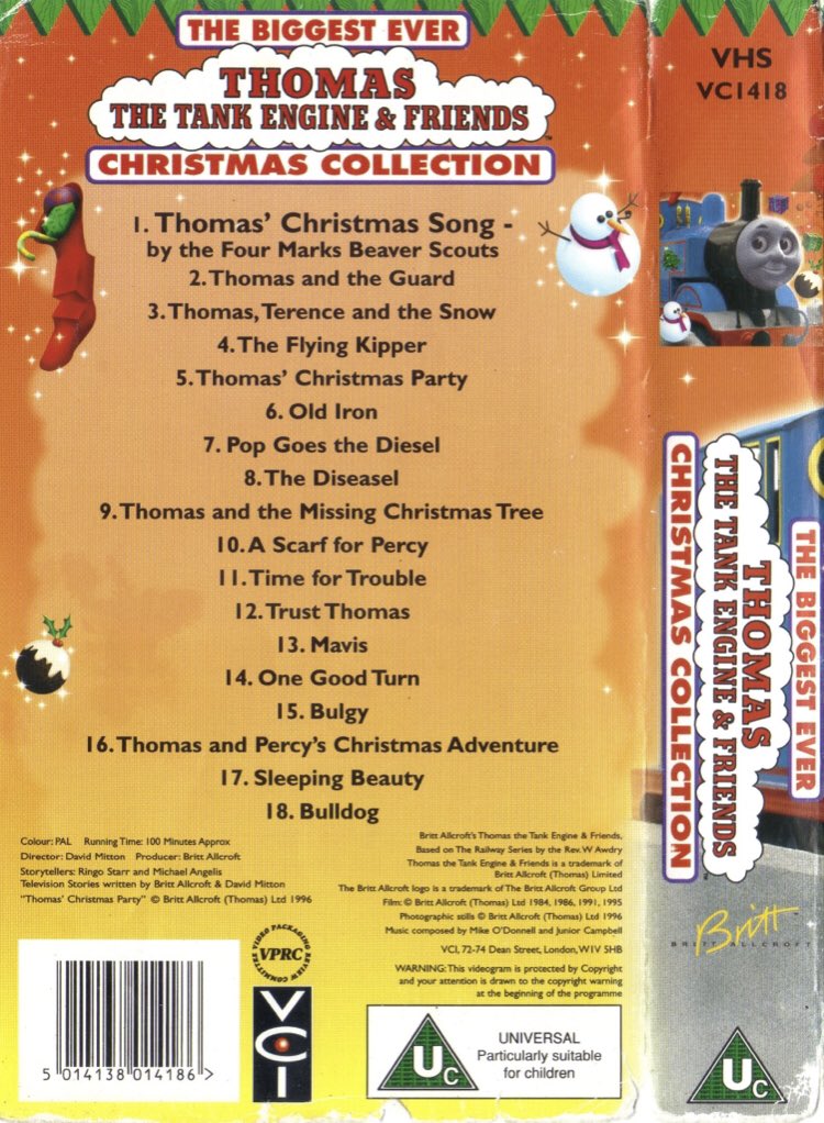 thomas the tank engine christmas collection