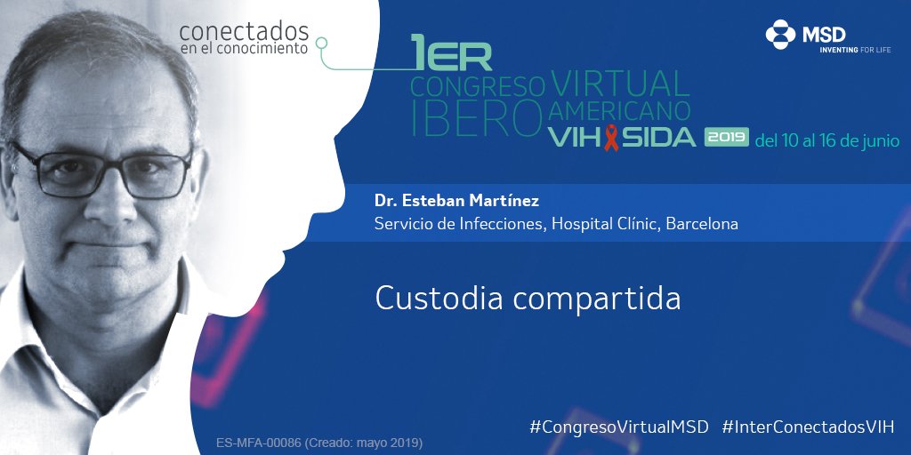 msd_es's tweet photo. El doctor Esteban Martínez le invita a nuestra sesión en directo hoy a las 5:00 pm sobre "Custodia compartida". Sígala también en diferido posteriormente en nuestro #CongresoVirtualMSD . Acceda en https://t.co/7dbGHzPRvZ #InterConectadosVIH #VIH https://t.co/ozMjen5ay8