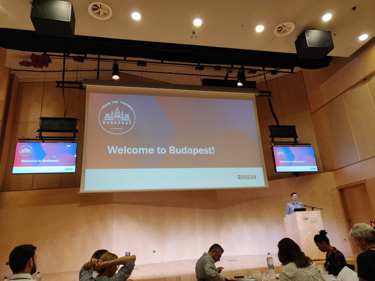 Welcome to Budapest!!! Excited to be part of this #hoganassessments family and to start this European Train the Trainer event!!