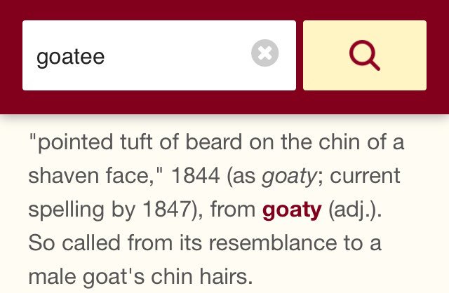 Side note 3.1, part of the depiction of the pagan deity Pan is that he has a goatee, and most of the time Satan is displayed the same way. The goatee is actually originally called a goaty, the etymology of it linked to someone looking like a goat or the goat deity Pan