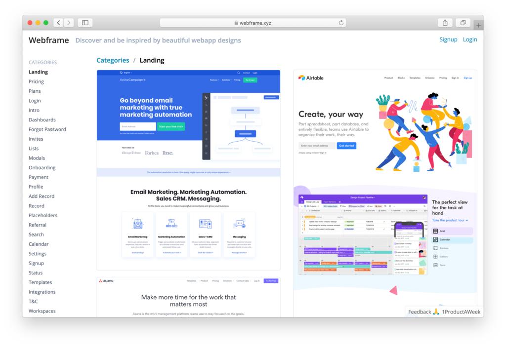 riteshnaik's tweet image. Webframe – 800+ web app screenshots for inspiration on your next app/project was just featured on BetaList... bit.ly/2IGi0vU #Startup #Share #Webframe – 800+ web app screenshots for inspiration on your next app/project Webframe – 800+ web app screenshots for inspiratio…