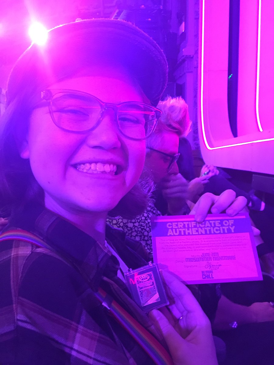 waywardangel79's tweet photo. Thank you SO MUCH @BeMoreChill for having me in the #squipzone at #bemorechillmusical ! I lived the show, and everyone’s energy was awesome! Special thanks to @JasonWTam @georgesalazar @katlyncarlson @LaurMarcus @joelwaggoner and @will_roland for coming to the stagedoor! https://t.co/fKVvxkBhK2