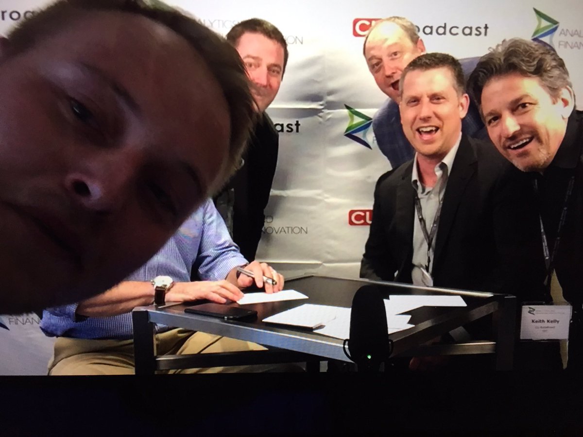 CUbroadcast's tweet photo. Note to self: Need better security for future Studio Lounge interviews ... @AxfiConference @Trellance @CorelationInc @pureITcuso @CURateReset https://t.co/BLReRUTMMa