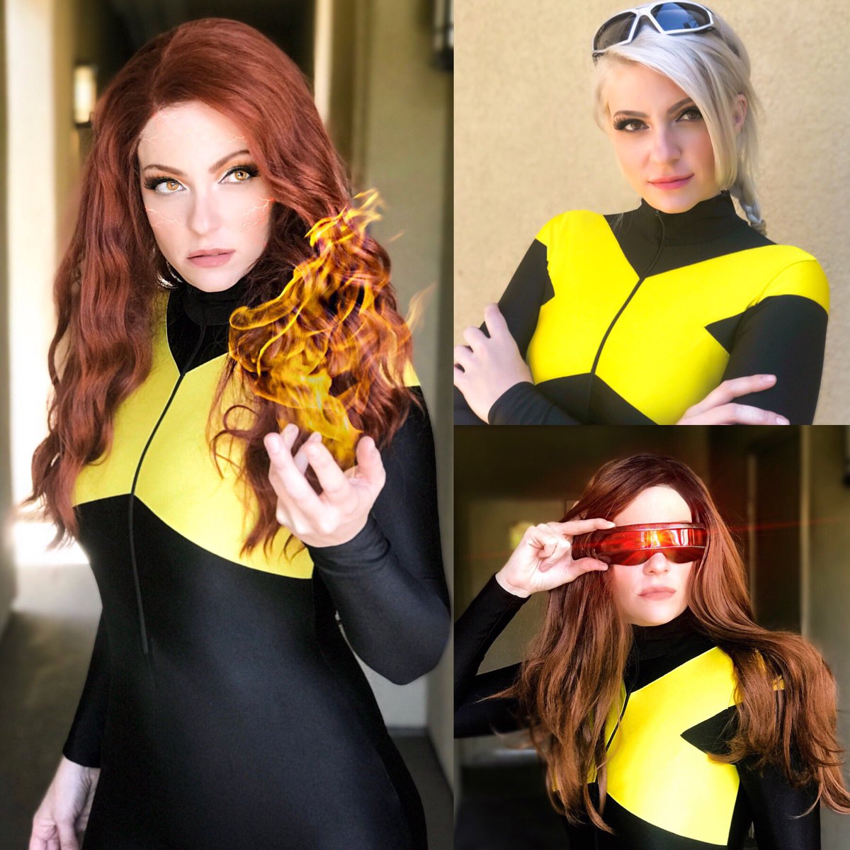 I’m just gonna be the whole squad... 
Had fun messing around with the new <a href="/XMenMovies/">X-Men Movies</a> costume! 

#darkphoenix #darkphoenixcosplay #marvelcomics #marvel #marvelcosplay #xmen #JeanGrey #mutant #xmendarkphoenix #xmenmovie #quicksilver #Cyclops