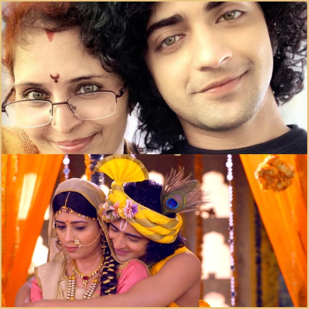 ltcluv's tweet photo. "Mother is her son’s first god; she must teach him the most important lesson of all, how to love." #realandreel #RadhaKrishn #maa @Beatking_Sumedh https://t.co/iHMYaeE7TJ